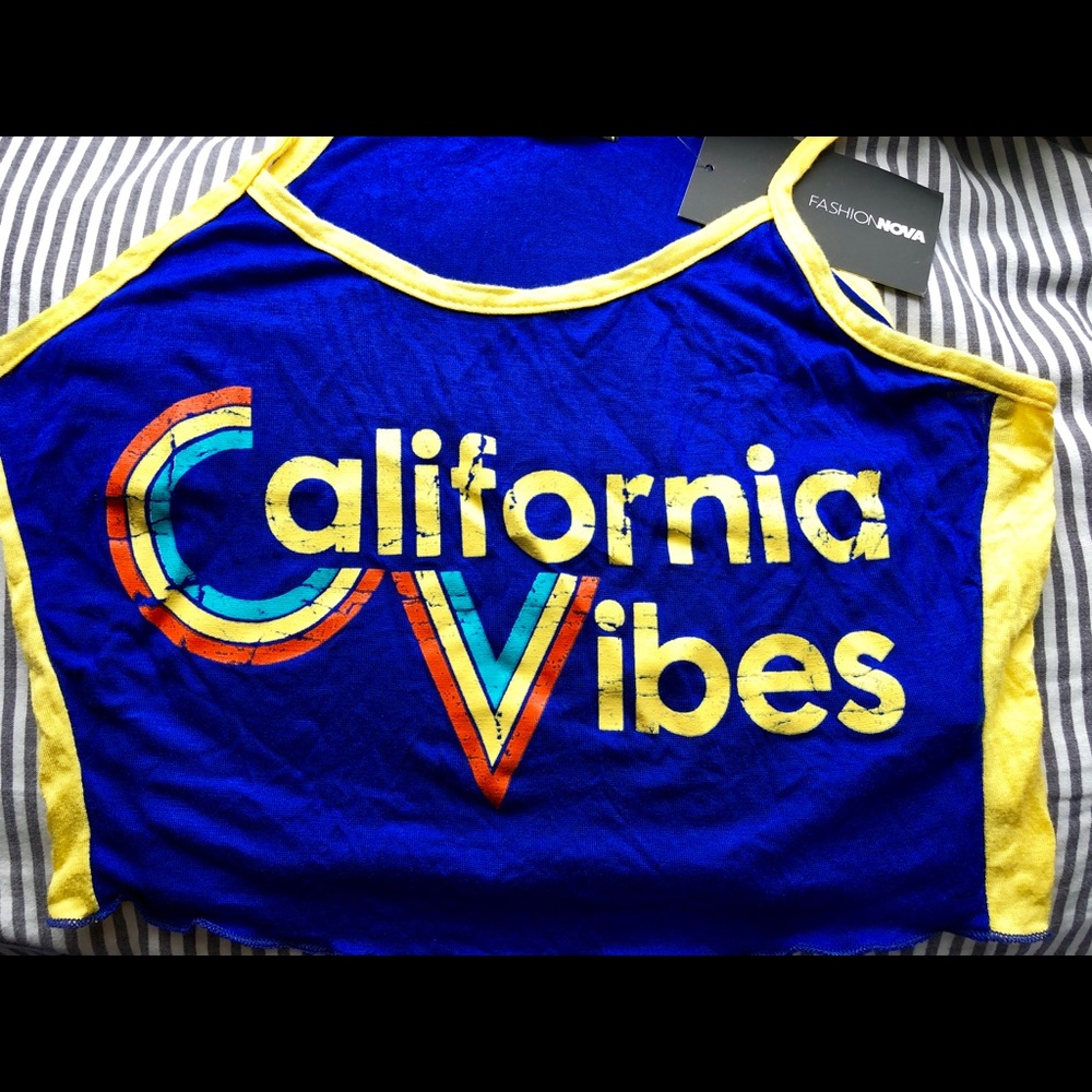Fashion nova California vibes tank top